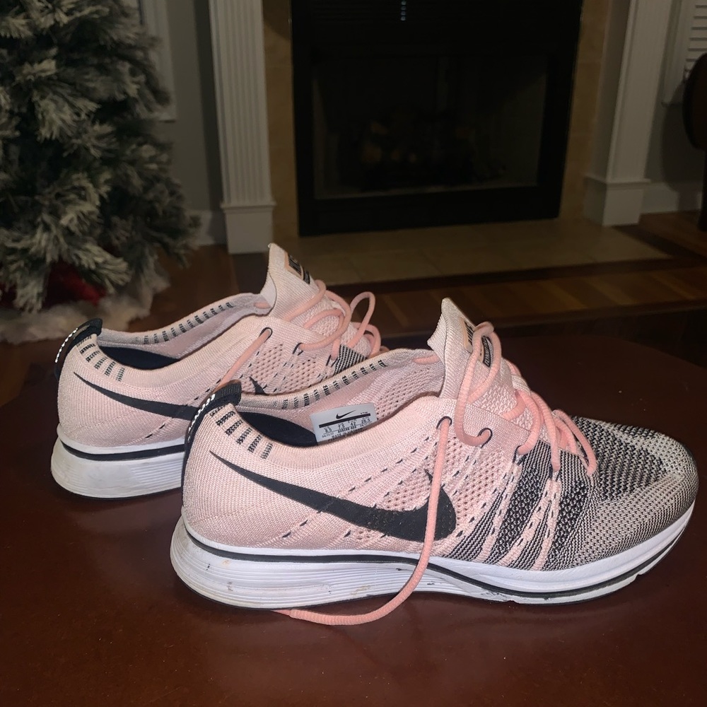 Nike fly nit shoes.